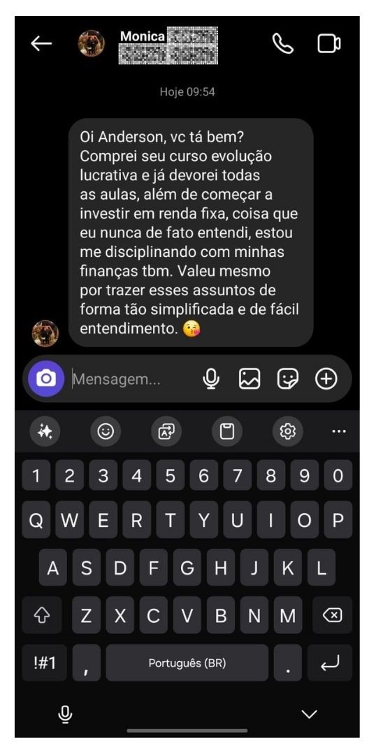 Depoimentos no site - 6